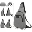 Multipurpose Crossbody Travel Sling Backpack  | https://www.bestnamebadges.com