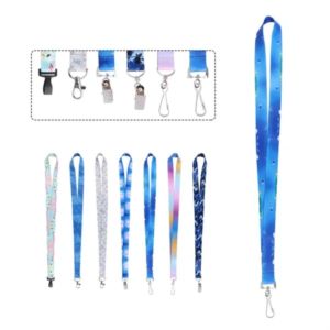3/4" Polyester Lanyards For ID Badges W/ Attachment Hook