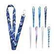 3/4" Customized Polyester Lanyard Strap W/ Oval Metal Hook | https://www.bestnamebadges.com