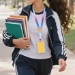 3/4" Polyester Custom Full Color Lanyard W/ Black Snap Hook | https://www.bestnamebadges.com