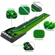 indoor Golf Putting Green with Ball Return | https://www.bestnamebadges.com