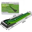 indoor Golf Putting Green with Ball Return | https://www.bestnamebadges.com