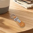 Custom Premium Tag Leather Keychains | https://www.bestnamebadges.com