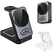 Foldable 3-in-1 Mobile Phone Holder Wireless Charger | https://www.bestnamebadges.com