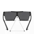 Stylish Square Oversized UV Protection Cycling Sunglasses | https://www.bestnamebadges.com