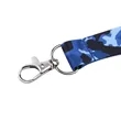 3/4" Full Color Polyester Wrist Lanyard Keychain | https://www.bestnamebadges.com
