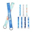 3/4" Custom Polyester Wrist Keychain Lanyard W/ Split Ring | https://www.bestnamebadges.com