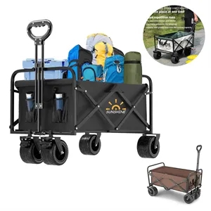 Outdoor Wagon Collapsible Camping Hand Trolley Carts