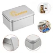 Metal Box Cookie Tins with Lids | https://www.bestnamebadges.com