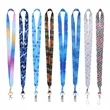 3/4" Full Color Custom Polyester Lanyards ID Badge Holder | https://www.bestnamebadges.com