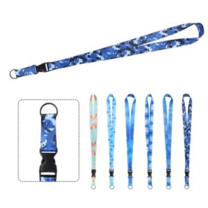 3/4" Dye Sublimated Detachable Neck Badge Lanyard for Keys