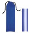 5-Pack On The Go Straws With Pouch | https://www.bestnamebadges.com