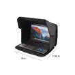 Portable Laptop Sun Shade Privacy Foldable Protective Cover | https://www.bestnamebadges.com