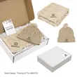 Bundle Up Beanie & Blanket Gift Set | https://www.bestnamebadges.com