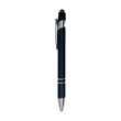 Soft Rubber Finish Click Metal Ballpoint Stylus Pen | https://www.bestnamebadges.com