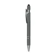 Soft Rubber Finish Click Metal Ballpoint Stylus Pen | https://www.bestnamebadges.com