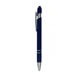 Soft Rubber Finish Click Metal Ballpoint Stylus Pen | https://www.bestnamebadges.com
