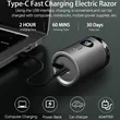 Portable Electric  Shaver Mini Rechargeable Beard Razor | https://www.bestnamebadges.com