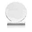 Round Edge Branded Crystal Awards | https://www.bestnamebadges.com