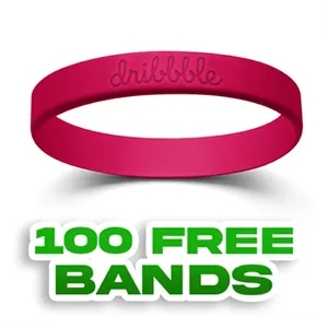 Debossed Silicone Wristband Bracelet | https://www.bestnamebadges.com