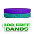 Silicon Debossed Wristbands | https://www.bestnamebadges.com