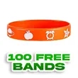 Custom Printed Silicone Wristbands | https://www.bestnamebadges.com