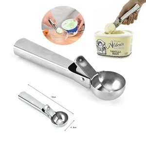 Ice Cream Scoop Stainless Steel | https://www.bestnamebadges.com