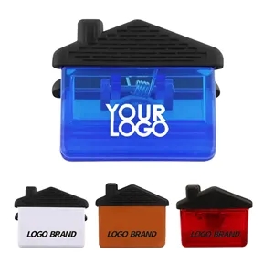 Promotion House Shaped Plastic Paper Clips with Magnet | https://www.bestnamebadges.com
