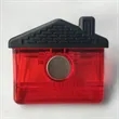 Promotion House Shaped Plastic Paper Clips with Magnet | https://www.bestnamebadges.com