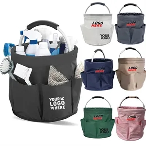 17L Foldable Cleaning Bucket Caddy Organizers with Handle | https://www.bestnamebadges.com