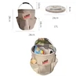 17L Foldable Cleaning Bucket Caddy Organizers with Handle | https://www.bestnamebadges.com