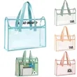 Pvc Transparent Waterproof Tote Expandable File Folder Bag | https://www.bestnamebadges.com