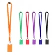 3/4" Polyester Breakaway Lanyard ID Holder Combo w/ PVC Card | https://www.bestnamebadges.com