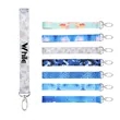 3/4" Custom Polyester Wrist Lanyard Keychain W/ Snap Hook | https://www.bestnamebadges.com