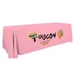 8' Economy Table Throw (Full-color Front Only) | https://www.bestnamebadges.com