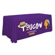 6' Economy Table Throw (Full-Color Front Only) | https://www.bestnamebadges.com