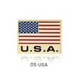 7/8 " Single Stock Flag Pins | https://www.bestnamebadges.com
