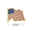 7/8 " Single Stock Flag Pins | https://www.bestnamebadges.com