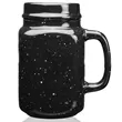 16 oz. Glossy Speckled Ceramic Mason Jar Coffee Mugs | https://www.bestnamebadges.com