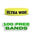 Printed 3/4 inch Wristband | https://www.bestnamebadges.com