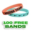 Custom Printed Silicone Wristbands-A | https://www.bestnamebadges.com