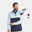 PUMA® Men's Pure Colorblock Golf 1/4 Zip | https://www.bestnamebadges.com
