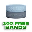Embossed 1 inch Wristband-A | https://www.bestnamebadges.com