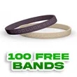 Embossed 1/4 inch Wristband-A | https://www.bestnamebadges.com