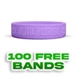 Embossed 3/4 inch Wristband | https://www.bestnamebadges.com