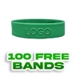 Embossed 3/4 inch Wristband-A | https://www.bestnamebadges.com