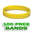 1/2 inch Embossed Wristband | https://www.bestnamebadges.com