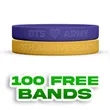 Custom Embossed Silicone Wristbands-A | https://www.bestnamebadges.com