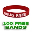 Custom Debossed Colorfilled Silicone Wristbands | https://www.bestnamebadges.com