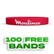 Color Filled Silicone Wristbands | https://www.bestnamebadges.com